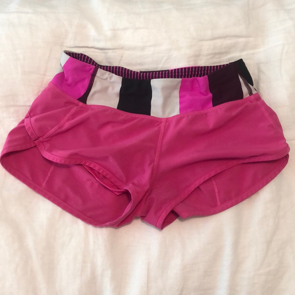 lululemon speed shorts size 2